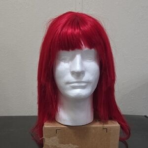 Vibrant Red Women's Wig